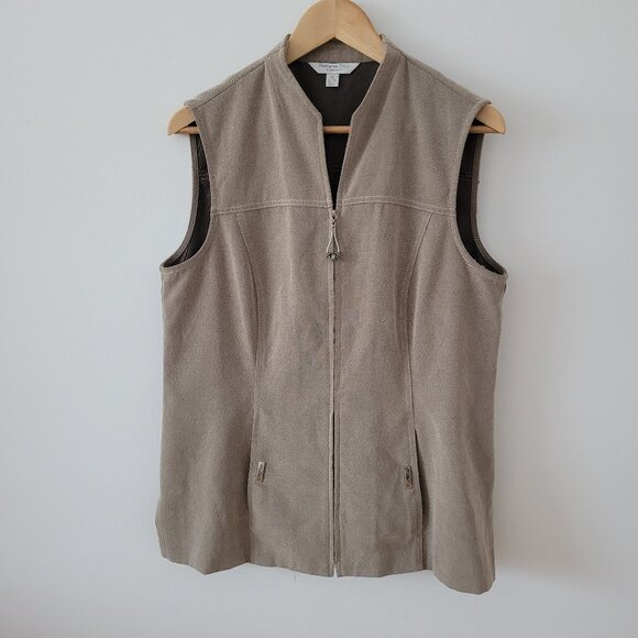 Vintage Conrad Made in Canada Women's Vest-Size 12 - Picture 1 of 8